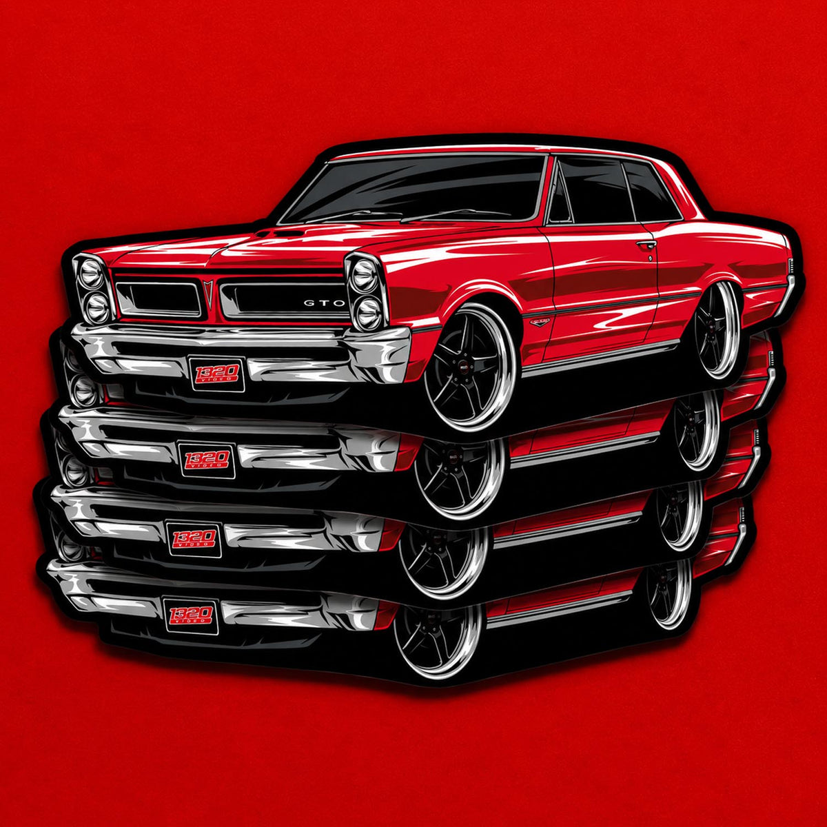 GTC NEW GTO Big wheel Stickers