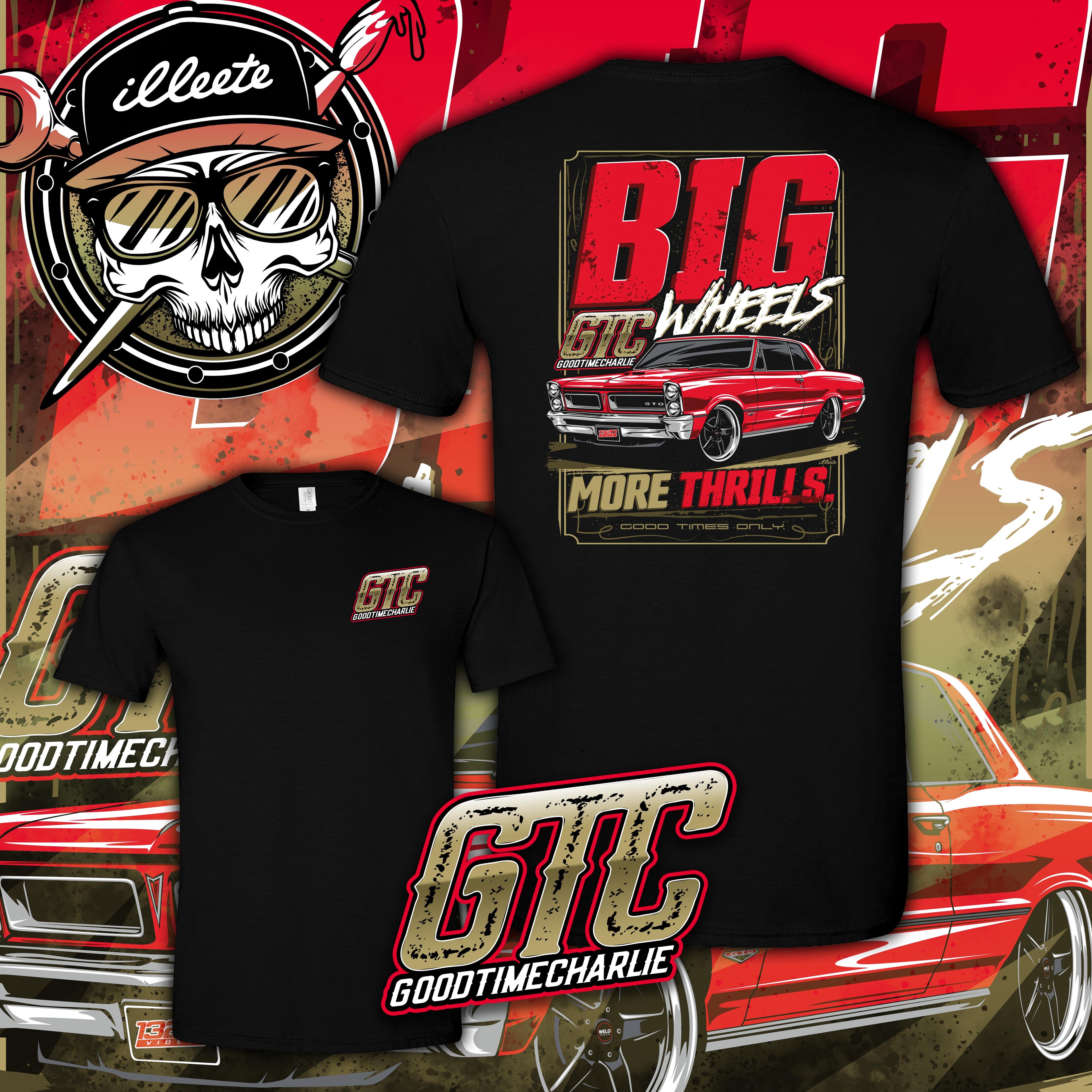 GTO Big Wheels More Thrills Shirt